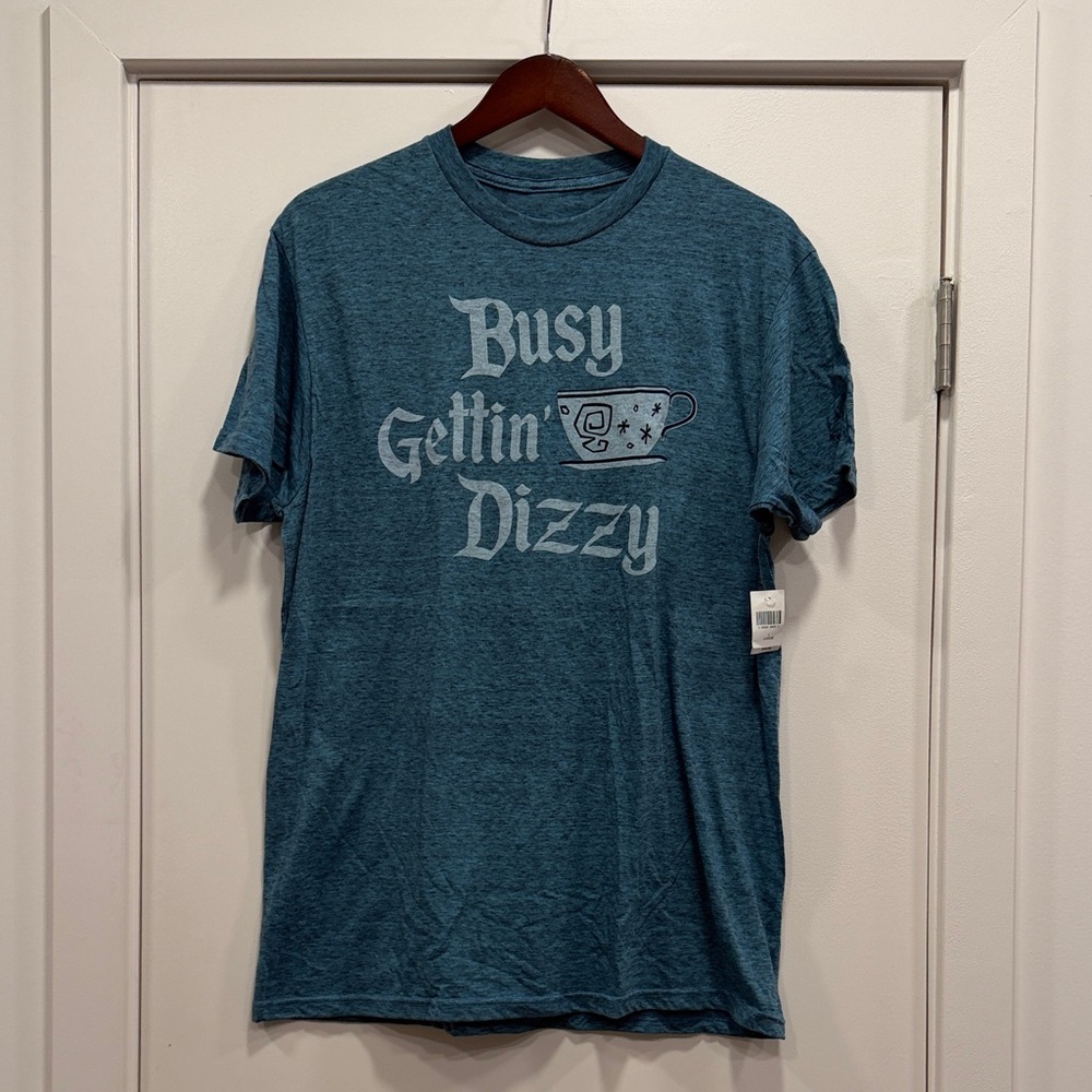 Disney Teal 'Busy Gettin' Dizzy' Tee